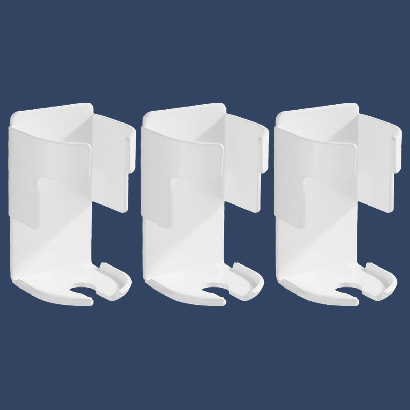 Modern Black/White 4-Piece Bathroom Accessory Set, Toothbrush Holder White 3 Piece Set Clearhalo 'Bathroom Hardware Sets' 'Bathroom Hardware' 'Bathroom Remodel & Bathroom Fixtures' 'bathroom_hardware_sets' 'Home Improvement' 'home_improvement' 'home_improvement_bathroom_hardware_sets' 7258729