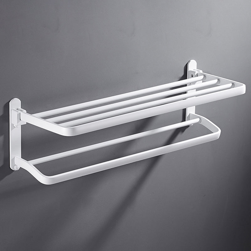 White Bathroom Accessories Hardware Set Modern Bathroom Accessory Kit, Towel Bar Clearhalo 'Bathroom Hardware Sets' 'Bathroom Hardware' 'Bathroom Remodel & Bathroom Fixtures' 'bathroom_hardware_sets' 'Home Improvement' 'home_improvement' 'home_improvement_bathroom_hardware_sets' 7258741