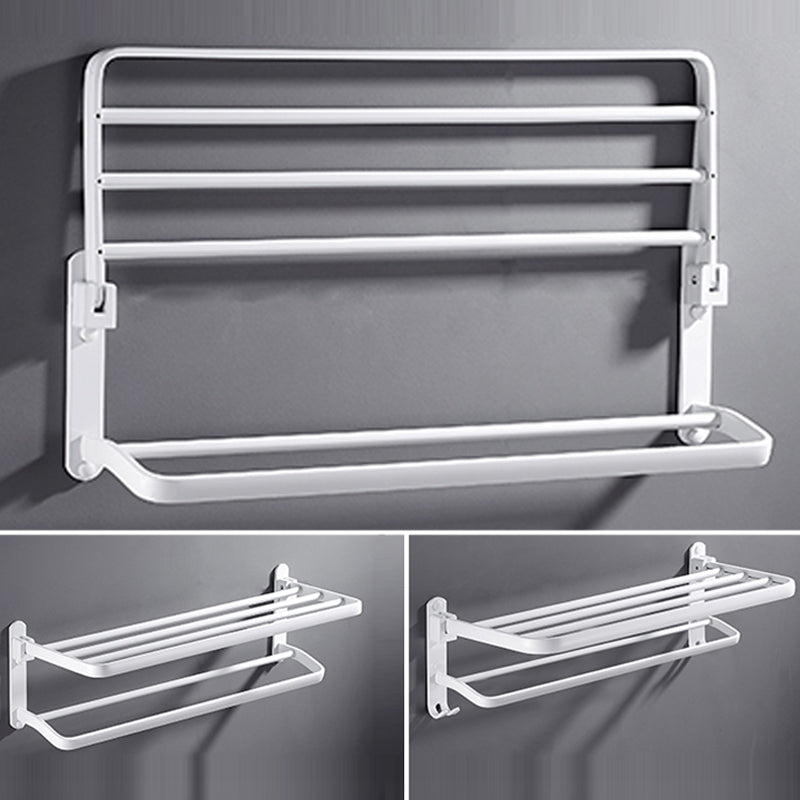 White Bathroom Accessories Hardware Set Modern Bathroom Accessory Kit, Towel Bar Clearhalo 'Bathroom Hardware Sets' 'Bathroom Hardware' 'Bathroom Remodel & Bathroom Fixtures' 'bathroom_hardware_sets' 'Home Improvement' 'home_improvement' 'home_improvement_bathroom_hardware_sets' 7258746