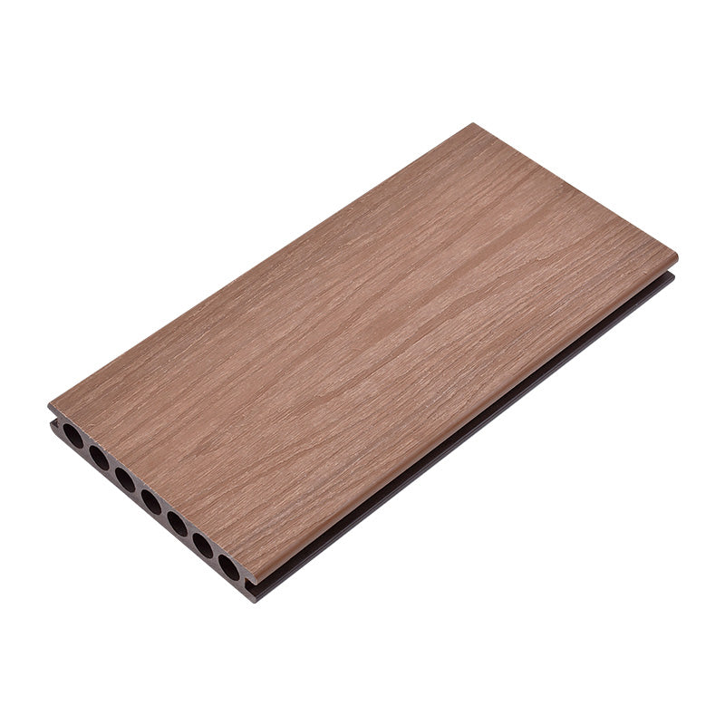 Embossed Patio Flooring Tiles Polypropylene Nailed Tile Set Floor Board Teak Clearhalo 'Home Improvement' 'home_improvement' 'home_improvement_outdoor_deck_tiles_planks' 'Outdoor Deck Tiles & Planks' 'Outdoor Flooring & Tile' 'Outdoor Remodel' 'outdoor_deck_tiles_planks' 7260031