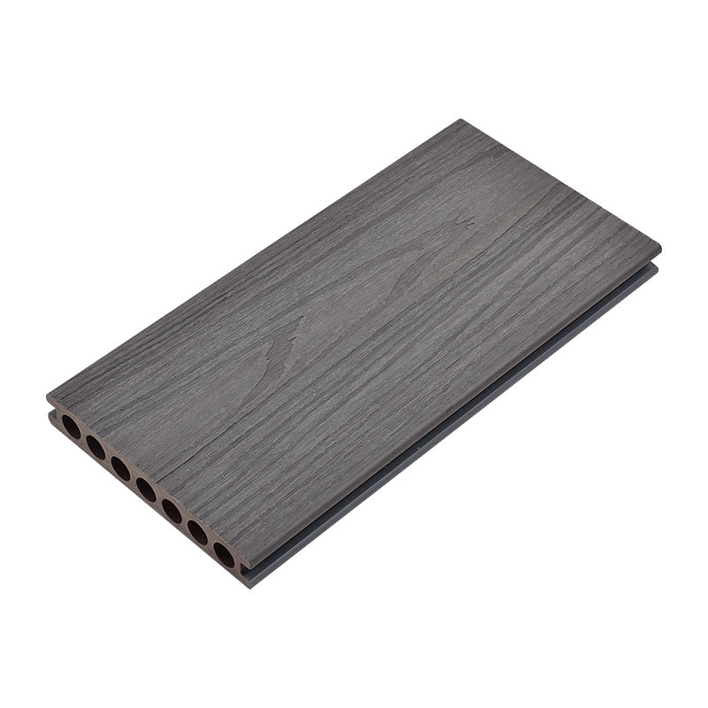 Embossed Patio Flooring Tiles Polypropylene Nailed Tile Set Floor Board Dark Gray Clearhalo 'Home Improvement' 'home_improvement' 'home_improvement_outdoor_deck_tiles_planks' 'Outdoor Deck Tiles & Planks' 'Outdoor Flooring & Tile' 'Outdoor Remodel' 'outdoor_deck_tiles_planks' 7260036