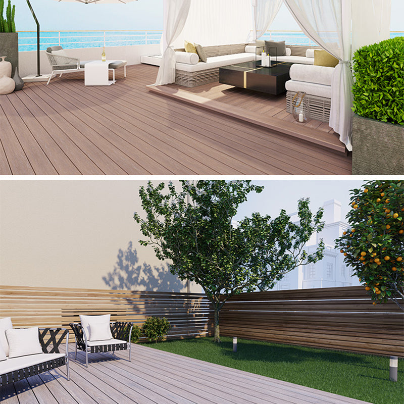 Embossed Patio Flooring Tiles Polypropylene Nailed Tile Set Floor Board Clearhalo 'Home Improvement' 'home_improvement' 'home_improvement_outdoor_deck_tiles_planks' 'Outdoor Deck Tiles & Planks' 'Outdoor Flooring & Tile' 'Outdoor Remodel' 'outdoor_deck_tiles_planks' 7260042