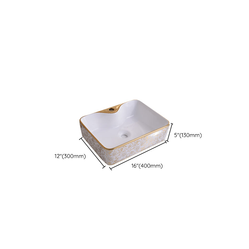 Traditional Vessel Bathroom Sink Oval Porcelain with Overflow Vessel Clearhalo 'Bathroom Remodel & Bathroom Fixtures' 'Bathroom Sinks & Faucet Components' 'Bathroom Sinks' 'bathroom_sink' 'Home Improvement' 'home_improvement' 'home_improvement_bathroom_sink' 7260188