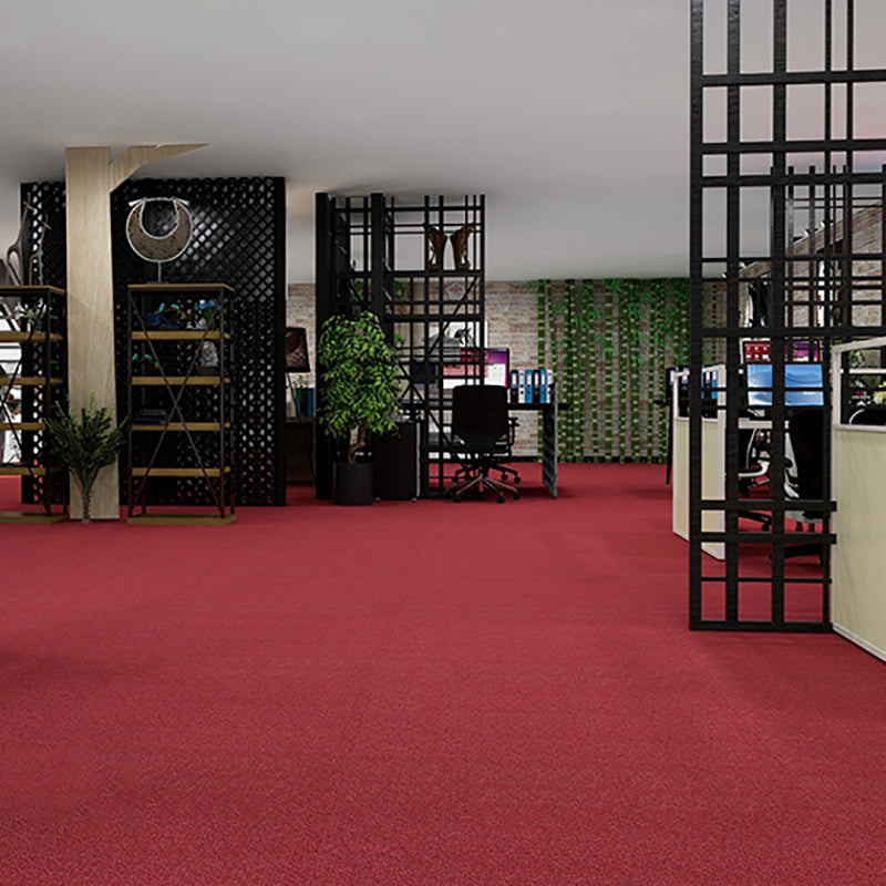 Bedroom Carpet Tiles Solid Color Lever Loop Color Block Carpet Tiles Clearhalo 'Carpet Tiles & Carpet Squares' 'carpet_tiles_carpet_squares' 'Flooring 'Home Improvement' 'home_improvement' 'home_improvement_carpet_tiles_carpet_squares' Walls and Ceiling' 7260476