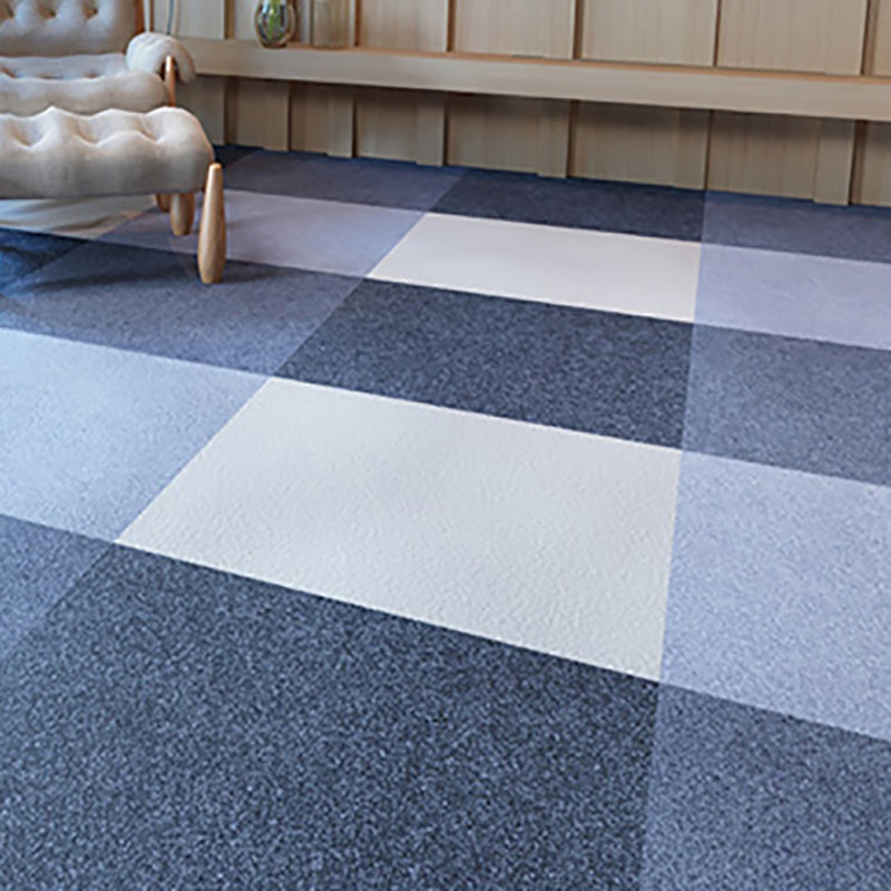 Bedroom Carpet Tiles Solid Color Lever Loop Color Block Carpet Tiles Clearhalo 'Carpet Tiles & Carpet Squares' 'carpet_tiles_carpet_squares' 'Flooring 'Home Improvement' 'home_improvement' 'home_improvement_carpet_tiles_carpet_squares' Walls and Ceiling' 7260483