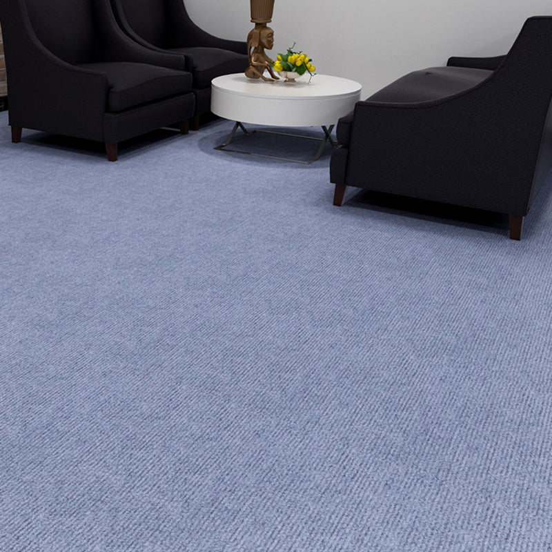 Bedroom Carpet Tiles Solid Color Lever Loop Color Block Carpet Tiles Light Blue Clearhalo 'Carpet Tiles & Carpet Squares' 'carpet_tiles_carpet_squares' 'Flooring 'Home Improvement' 'home_improvement' 'home_improvement_carpet_tiles_carpet_squares' Walls and Ceiling' 7260484