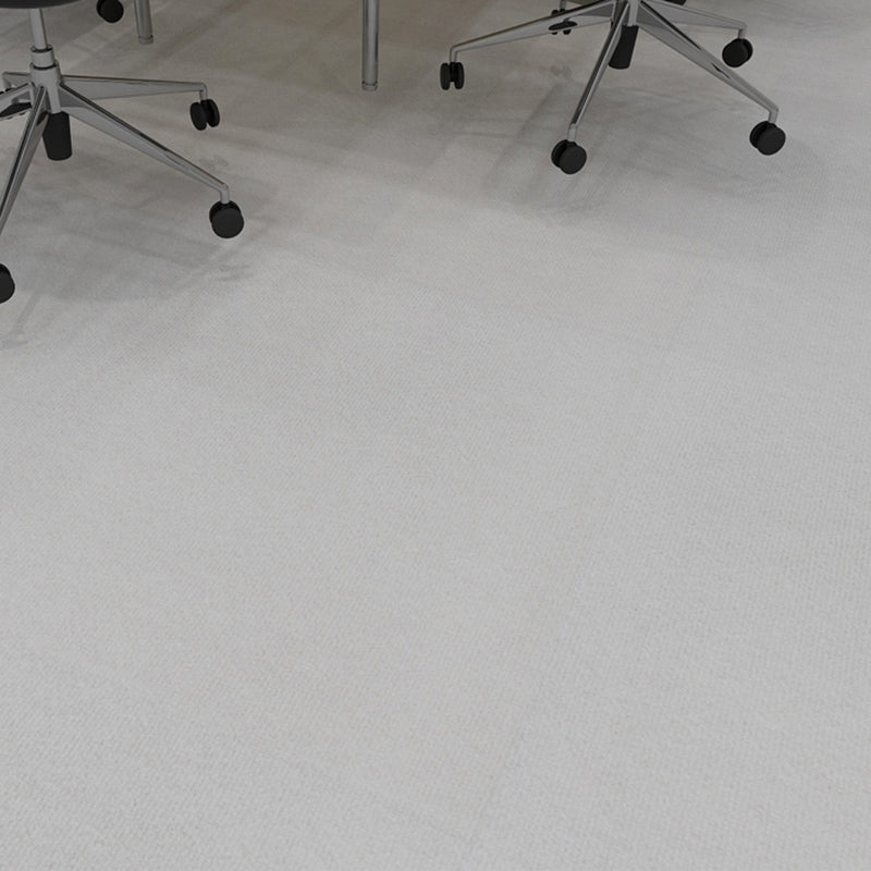 Bedroom Carpet Tiles Solid Color Lever Loop Color Block Carpet Tiles Off-White Clearhalo 'Carpet Tiles & Carpet Squares' 'carpet_tiles_carpet_squares' 'Flooring 'Home Improvement' 'home_improvement' 'home_improvement_carpet_tiles_carpet_squares' Walls and Ceiling' 7260485