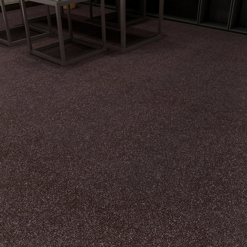 Bedroom Carpet Tiles Solid Color Lever Loop Color Block Carpet Tiles Brown Clearhalo 'Carpet Tiles & Carpet Squares' 'carpet_tiles_carpet_squares' 'Flooring 'Home Improvement' 'home_improvement' 'home_improvement_carpet_tiles_carpet_squares' Walls and Ceiling' 7260491