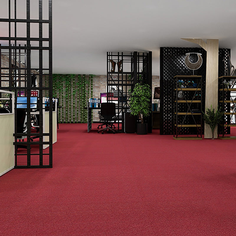 Bedroom Carpet Tiles Solid Color Lever Loop Color Block Carpet Tiles Clearhalo 'Carpet Tiles & Carpet Squares' 'carpet_tiles_carpet_squares' 'Flooring 'Home Improvement' 'home_improvement' 'home_improvement_carpet_tiles_carpet_squares' Walls and Ceiling' 7260493