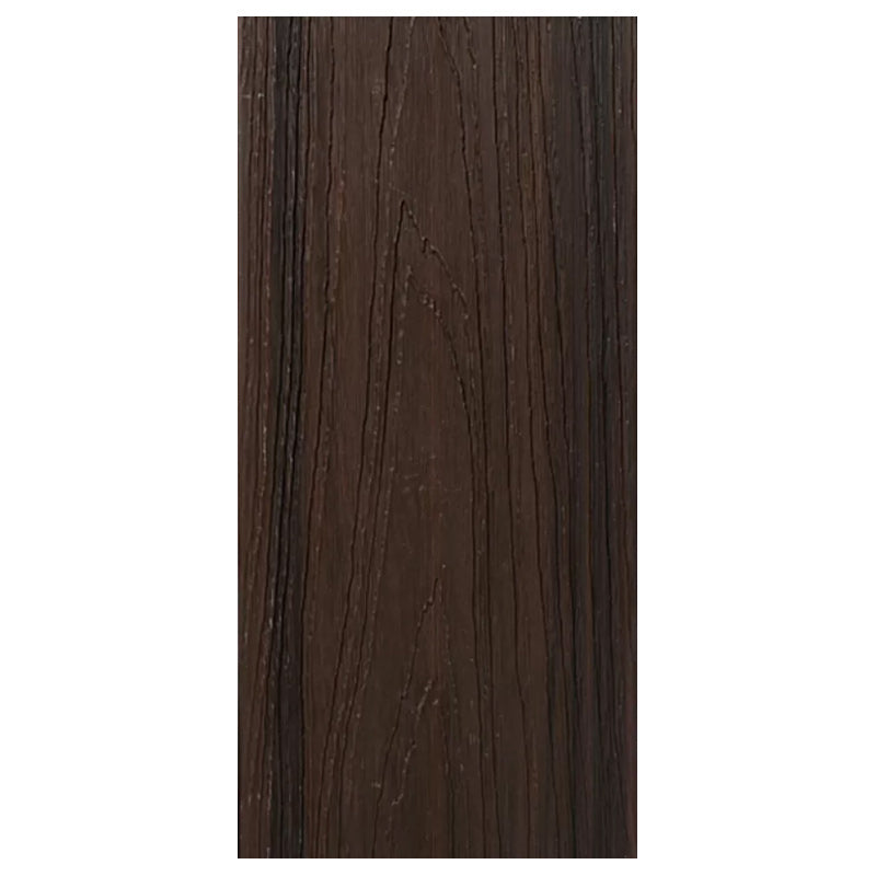WPC Flooring Modern Style Waterproof Rectangle Texture Effect Nail Flooring Coffee Straight Wood Grain Clearhalo 'Flooring 'Hardwood Flooring' 'hardwood_flooring' 'Home Improvement' 'home_improvement' 'home_improvement_hardwood_flooring' Walls and Ceiling' 7260601