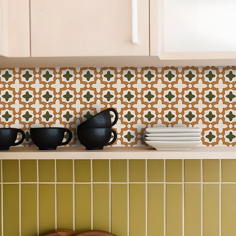 Mosaic Peel & Stick Tile Square Water Resistant Tile for Backsplash Wall Clearhalo 'Flooring 'Home Improvement' 'home_improvement' 'home_improvement_peel_stick_blacksplash' 'Peel & Stick Backsplash Tile' 'peel_stick_blacksplash' 'Walls & Ceilings' Walls and Ceiling' 7260621