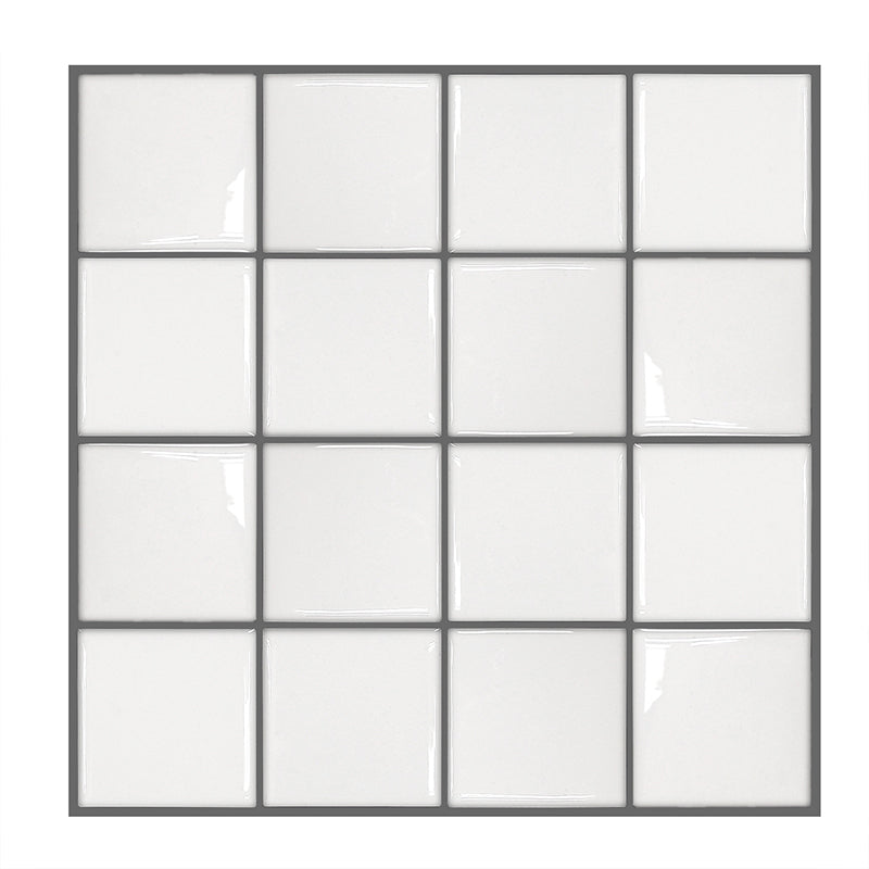 Stain Resistant Peel & Stick Tile Square Mosaic Tile for Kitchen and Bathroom Backsplash Clearhalo 'Flooring 'Home Improvement' 'home_improvement' 'home_improvement_peel_stick_blacksplash' 'Peel & Stick Backsplash Tile' 'peel_stick_blacksplash' 'Walls & Ceilings' Walls and Ceiling' 7260633
