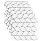 Stain Resistant Peel & Stick Tile Square Mosaic Tile for Kitchen and Bathroom Backsplash White Leaf Clearhalo 'Flooring 'Home Improvement' 'home_improvement' 'home_improvement_peel_stick_blacksplash' 'Peel & Stick Backsplash Tile' 'peel_stick_blacksplash' 'Walls & Ceilings' Walls and Ceiling' 7260634