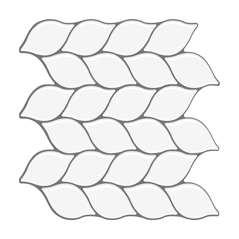 Stain Resistant Peel & Stick Tile Square Mosaic Tile for Kitchen and Bathroom Backsplash Clearhalo 'Flooring 'Home Improvement' 'home_improvement' 'home_improvement_peel_stick_blacksplash' 'Peel & Stick Backsplash Tile' 'peel_stick_blacksplash' 'Walls & Ceilings' Walls and Ceiling' 7260635