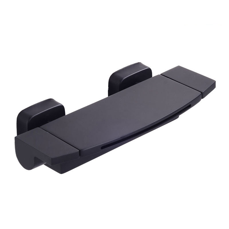 Modern Bathroom Faucet Copper Wall Mount Waterfall with Handheld Shower Tub Spouts Clearhalo 'Bathroom Remodel & Bathroom Fixtures' 'Bathtub Faucets' 'bathtub_faucets' 'Home Improvement' 'home_improvement' 'home_improvement_bathtub_faucets' 7260833