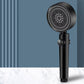 Modern Shower Head Handheld Round Plastic Self-cleaning Shower Head Black Hand Shower Clearhalo 'Bathroom Remodel & Bathroom Fixtures' 'Home Improvement' 'home_improvement' 'home_improvement_shower_heads' 'Shower Heads' 'shower_heads' 'Showers & Bathtubs Plumbing' 'Showers & Bathtubs' 7260902