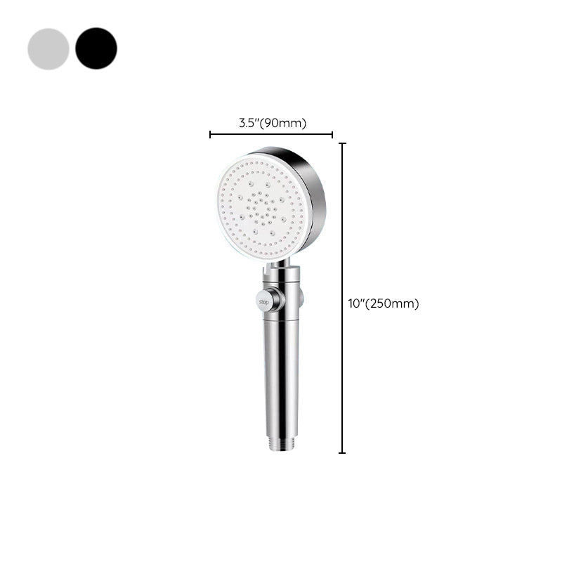 Modern Shower Head Handheld Round Plastic Self-cleaning Shower Head Clearhalo 'Bathroom Remodel & Bathroom Fixtures' 'Home Improvement' 'home_improvement' 'home_improvement_shower_heads' 'Shower Heads' 'shower_heads' 'Showers & Bathtubs Plumbing' 'Showers & Bathtubs' 7260919