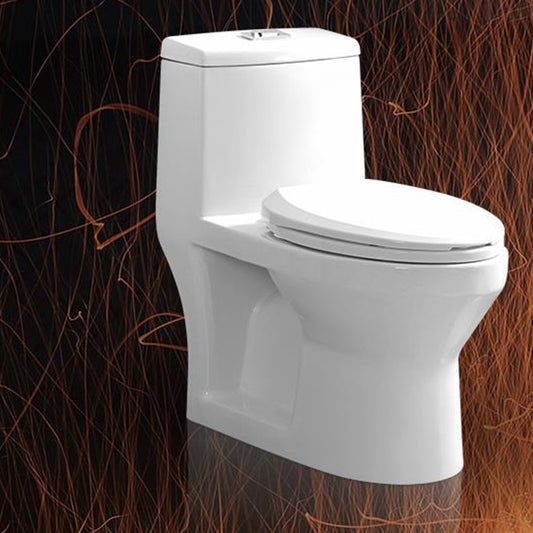 Traditional Ceramic Flush Toilet Gravity Urine Toilet for Bathroom Clearhalo 'Bathroom Remodel & Bathroom Fixtures' 'Home Improvement' 'home_improvement' 'home_improvement_toilets' 'Toilets & Bidets' 'Toilets' 7261247