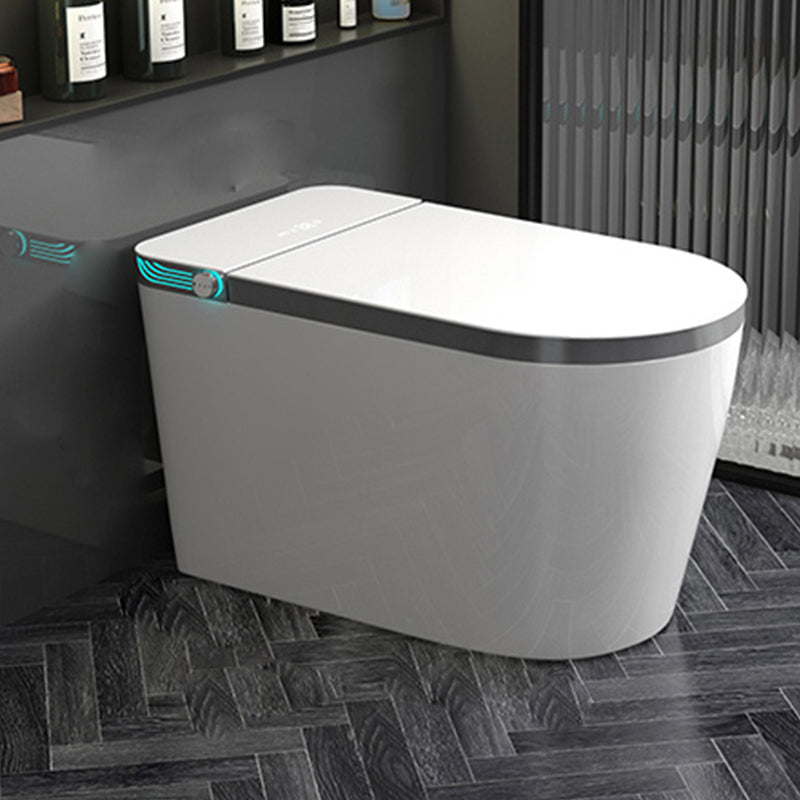 Modern Floor Mounted Flush Toilet Siphon Jet Urine Toilet with Seat for Washroom Clearhalo 'Bathroom Remodel & Bathroom Fixtures' 'Home Improvement' 'home_improvement' 'home_improvement_toilets' 'Toilets & Bidets' 'Toilets' 7261253