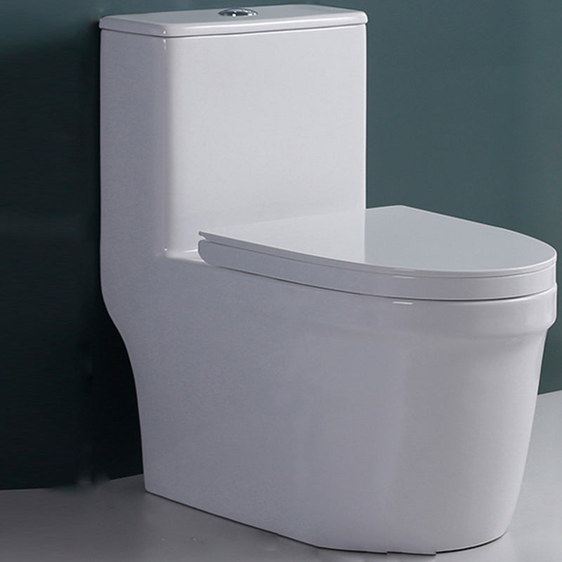 Contemporary Flush Toilet Floor Mounted Siphon Jet Porcelain Urine Toilet 16"L x 28"W x 28"H Clearhalo 'Bathroom Remodel & Bathroom Fixtures' 'Home Improvement' 'home_improvement' 'home_improvement_toilets' 'Toilets & Bidets' 'Toilets' 7261265