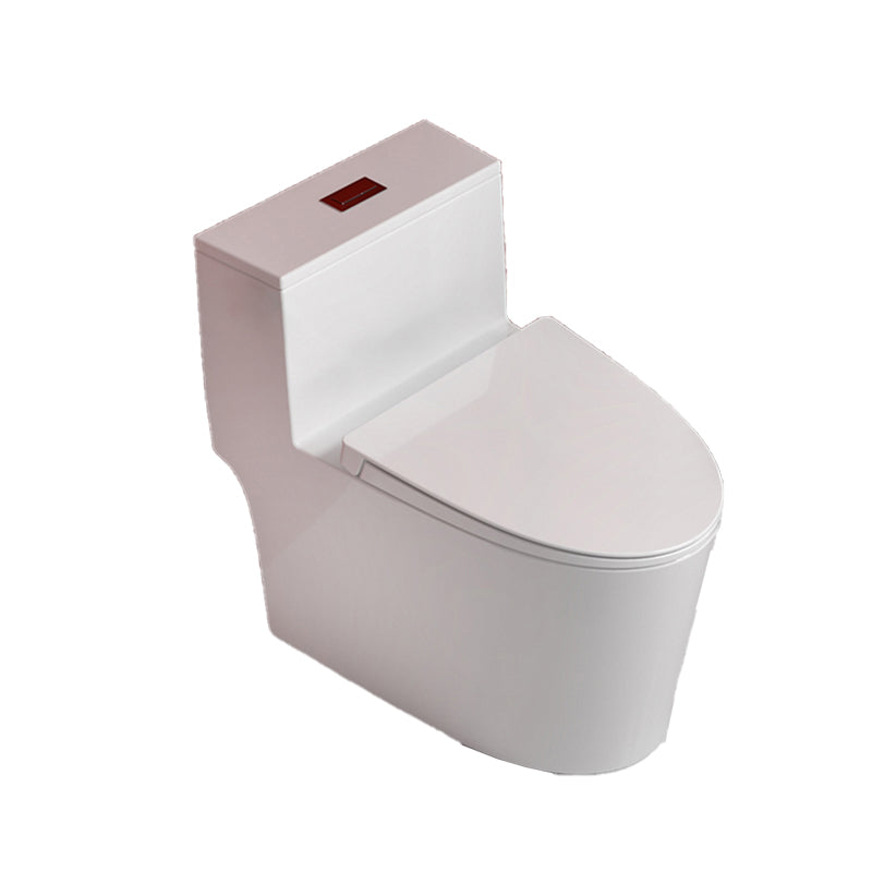 Contemporary Flush Toilet Floor Mounted Siphon Jet Porcelain Urine Toilet Clearhalo 'Bathroom Remodel & Bathroom Fixtures' 'Home Improvement' 'home_improvement' 'home_improvement_toilets' 'Toilets & Bidets' 'Toilets' 7261269