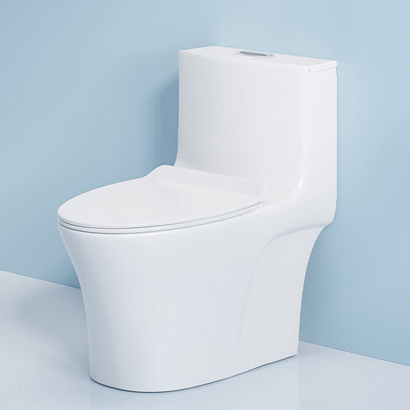 Modern Seat Included Flush Toilet 1-Piece White Urine Toilet for Bathroom Clearhalo 'Bathroom Remodel & Bathroom Fixtures' 'Home Improvement' 'home_improvement' 'home_improvement_toilets' 'Toilets & Bidets' 'Toilets' 7261284