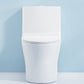 Modern Seat Included Flush Toilet 1-Piece White Urine Toilet for Bathroom Clearhalo 'Bathroom Remodel & Bathroom Fixtures' 'Home Improvement' 'home_improvement' 'home_improvement_toilets' 'Toilets & Bidets' 'Toilets' 7261286