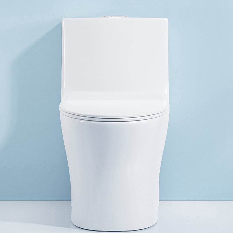 Modern Seat Included Flush Toilet 1-Piece White Urine Toilet for Bathroom Clearhalo 'Bathroom Remodel & Bathroom Fixtures' 'Home Improvement' 'home_improvement' 'home_improvement_toilets' 'Toilets & Bidets' 'Toilets' 7261286
