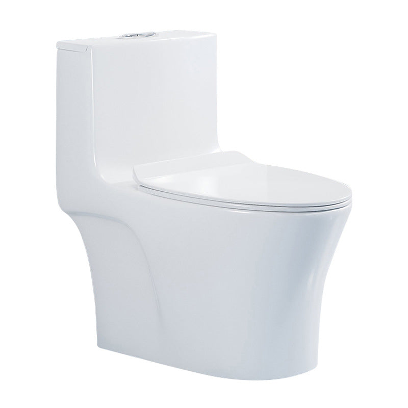 Modern Seat Included Flush Toilet 1-Piece White Urine Toilet for Bathroom Clearhalo 'Bathroom Remodel & Bathroom Fixtures' 'Home Improvement' 'home_improvement' 'home_improvement_toilets' 'Toilets & Bidets' 'Toilets' 7261290