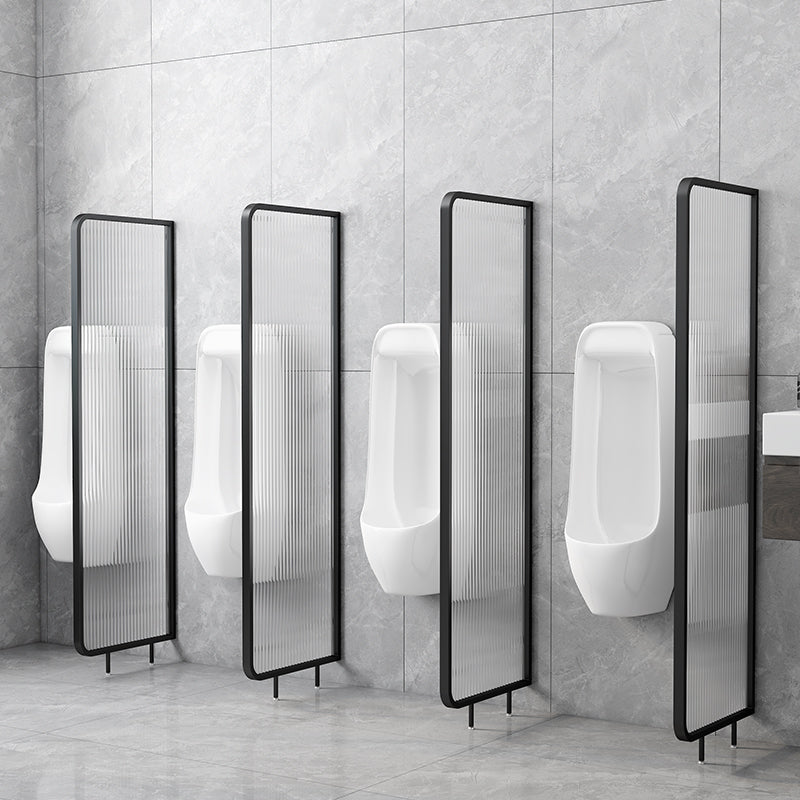 Patterned Bath Fixed Panel Metal Tempered Fixed Glass Panel with Square Hardware Clearhalo 'Bathroom Remodel & Bathroom Fixtures' 'Home Improvement' 'home_improvement' 'home_improvement_shower_tub_doors' 'Shower and Tub Doors' 'shower_tub_doors' 'Showers & Bathtubs' 7261447