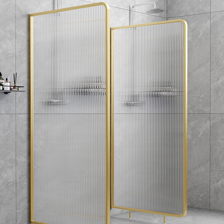 Patterned Fixed Glass Panel Scratch Resistant Frame Fixed Glass Panel Clearhalo 'Bathroom Remodel & Bathroom Fixtures' 'Home Improvement' 'home_improvement' 'home_improvement_shower_tub_doors' 'Shower and Tub Doors' 'shower_tub_doors' 'Showers & Bathtubs' 7261476