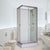 Modern Shower Kit with Base Foundation Sliding Door Shower Stall White 28"L x 35"W x 87"H Left Clearhalo 'Bathroom Remodel & Bathroom Fixtures' 'Home Improvement' 'home_improvement' 'home_improvement_shower_stalls_enclosures' 'Shower Stalls & Enclosures' 'shower_stalls_enclosures' 'Showers & Bathtubs' 7262073