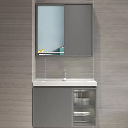 Glam Bathroom Vanity Set Wall Mount Bathroom Sink Vanity with Mirror Vanity & Faucet & Mirror Cabinet https: res.litfad.com site img item 2023 01 12 7263936 1200x1200.jpg Clearhalo 'Bathroom Remodel & Bathroom Fixtures' 'Bathroom Vanities' 'bathroom_vanities' 'Home Improvement' 'home_improvement' 'home_improvement_bathroom_vanities' 7263936