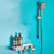 Modern Shower Faucet Stainless Steel Slide Bar Included Shower Trim Grey Digital Display Not Included Clearhalo 'Bathroom Remodel & Bathroom Fixtures' 'Home Improvement' 'home_improvement' 'home_improvement_shower_faucets' 'Shower Faucets & Systems' 'shower_faucets' 'Showers & Bathtubs Plumbing' 'Showers & Bathtubs' 7264732