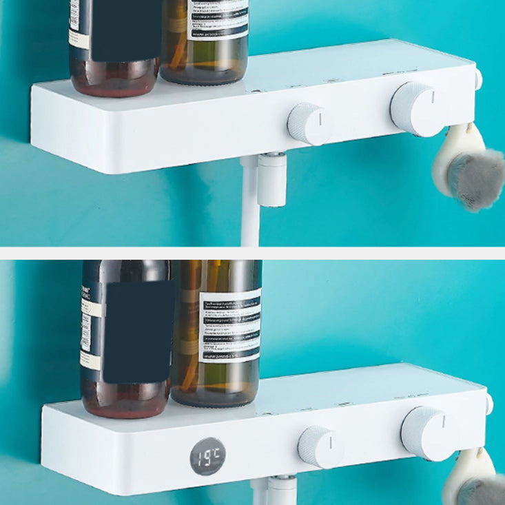 Modern Shower Faucet Stainless Steel Slide Bar Included Shower Trim Clearhalo 'Bathroom Remodel & Bathroom Fixtures' 'Home Improvement' 'home_improvement' 'home_improvement_shower_faucets' 'Shower Faucets & Systems' 'shower_faucets' 'Showers & Bathtubs Plumbing' 'Showers & Bathtubs' 7264733