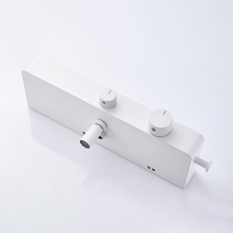 Modern Shower Faucet Stainless Steel Slide Bar Included Shower Trim Clearhalo 'Bathroom Remodel & Bathroom Fixtures' 'Home Improvement' 'home_improvement' 'home_improvement_shower_faucets' 'Shower Faucets & Systems' 'shower_faucets' 'Showers & Bathtubs Plumbing' 'Showers & Bathtubs' 7264737