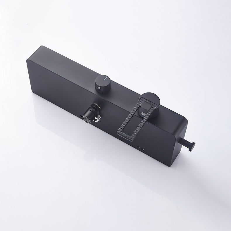 Modern Shower Faucet Stainless Steel Slide Bar Included Shower Trim Clearhalo 'Bathroom Remodel & Bathroom Fixtures' 'Home Improvement' 'home_improvement' 'home_improvement_shower_faucets' 'Shower Faucets & Systems' 'shower_faucets' 'Showers & Bathtubs Plumbing' 'Showers & Bathtubs' 7264740