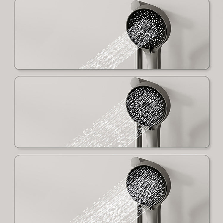 Modern Shower Set Brass Temperature Control Slide Bar Included Shower Trim Clearhalo 'Bathroom Remodel & Bathroom Fixtures' 'Home Improvement' 'home_improvement' 'home_improvement_shower_faucets' 'Shower Faucets & Systems' 'shower_faucets' 'Showers & Bathtubs Plumbing' 'Showers & Bathtubs' 7264755