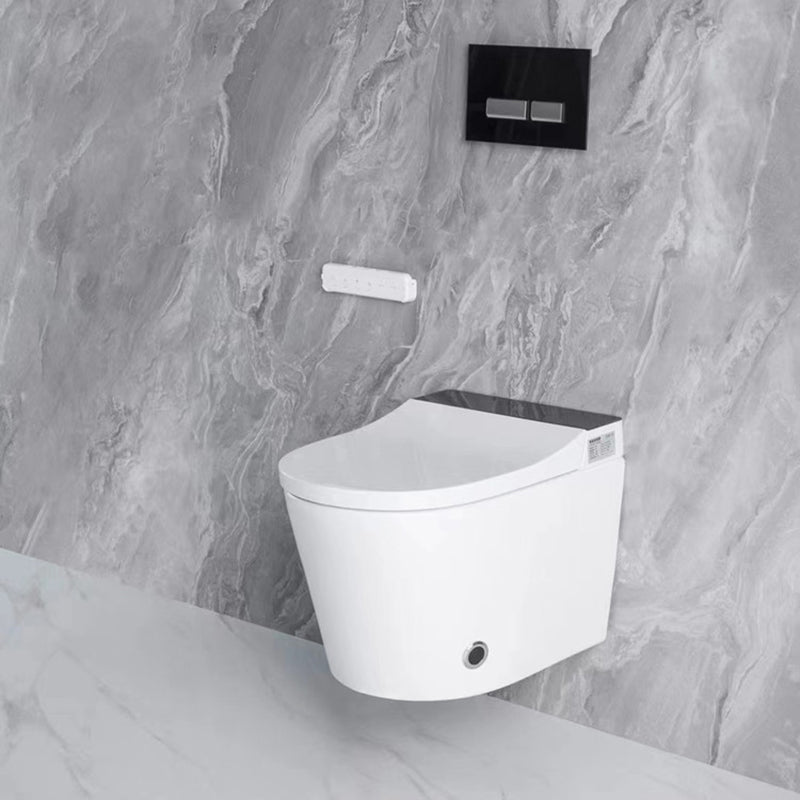 Elongated Wall Mounted Bidet Smart Bidet with Warm Air Dryer Clearhalo 'Bathroom Remodel & Bathroom Fixtures' 'Bidets' 'Home Improvement' 'home_improvement' 'home_improvement_bidets' 'Toilets & Bidets' 7264980