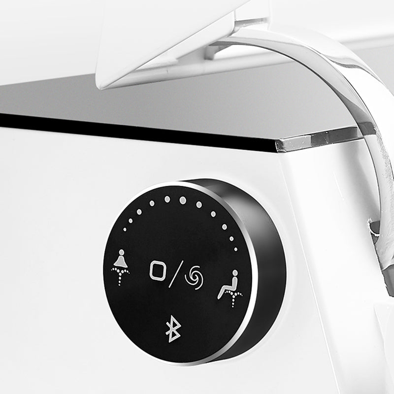 Elongated Wall Mounted Bidet Smart Bidet with Warm Air Dryer Clearhalo 'Bathroom Remodel & Bathroom Fixtures' 'Bidets' 'Home Improvement' 'home_improvement' 'home_improvement_bidets' 'Toilets & Bidets' 7264985