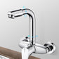 Contemporary Single Handle Kitchen Faucet Wall-mounted Faucet in Chrome Clearhalo 'Home Improvement' 'home_improvement' 'home_improvement_kitchen_faucets' 'Kitchen Faucets' 'Kitchen Remodel & Kitchen Fixtures' 'Kitchen Sinks & Faucet Components' 'kitchen_faucets' 7265898