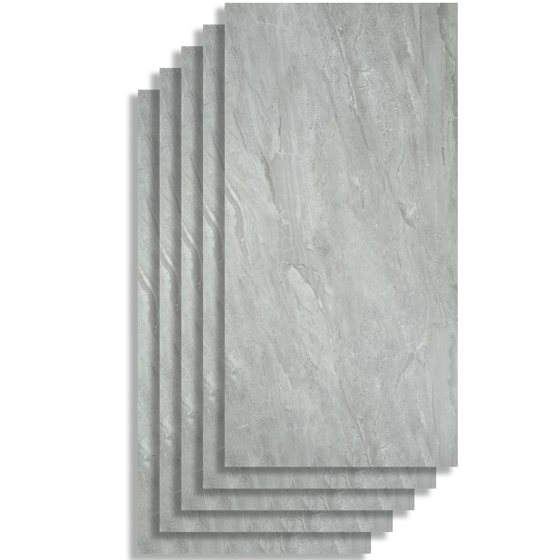 Industry Style Flooring Ceramic Marble Rectangular Indoor Waterproof Flooring Light Gray Clearhalo 'Flooring 'Home Improvement' 'home_improvement' 'home_improvement_laminate_flooring' 'Laminate Flooring' 'laminate_flooring' Walls and Ceiling' 7265935
