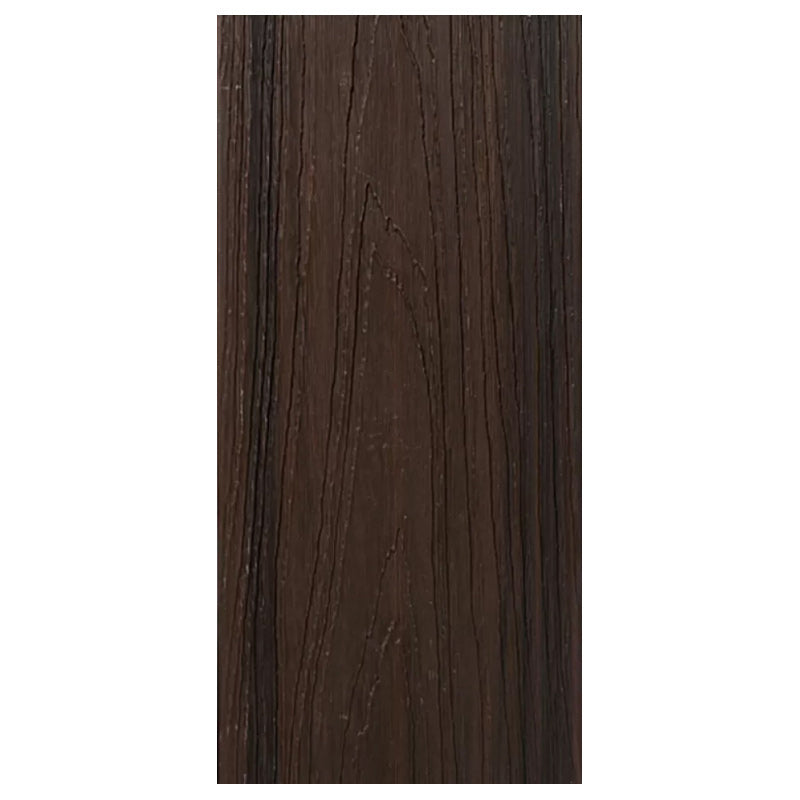 WPC Outdoor Flooring Modern Style Waterproof Rectangle Texture Effect Nail Flooring Coffee Straight Wood Grain Clearhalo 'Flooring 'Hardwood Flooring' 'hardwood_flooring' 'Home Improvement' 'home_improvement' 'home_improvement_hardwood_flooring' Walls and Ceiling' 7265960