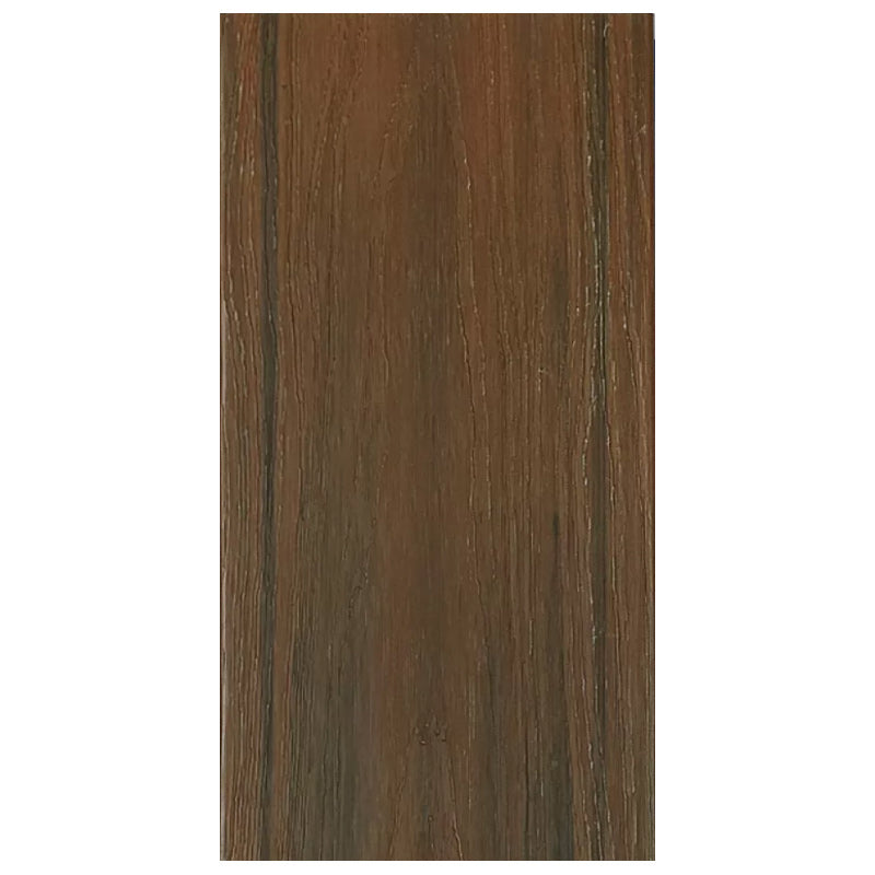 WPC Outdoor Flooring Modern Style Waterproof Rectangle Texture Effect Nail Flooring Dark Brown Straight Wood Grain Clearhalo 'Flooring 'Hardwood Flooring' 'hardwood_flooring' 'Home Improvement' 'home_improvement' 'home_improvement_hardwood_flooring' Walls and Ceiling' 7265962