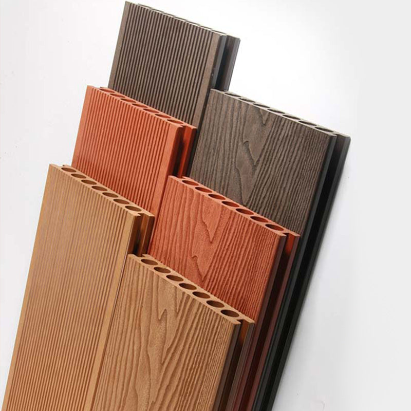 Non-fading Outdoor WPC Flooring Rectangle Modern Style Waterproof Nail Flooring Clearhalo 'Flooring 'Hardwood Flooring' 'hardwood_flooring' 'Home Improvement' 'home_improvement' 'home_improvement_hardwood_flooring' Walls and Ceiling' 7265980