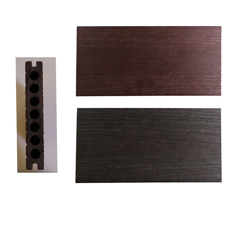 Co-extrusion Wood Flooring Modern Style Non-slip Rectangle Flooring Brown-Black Clearhalo 'Flooring 'Hardwood Flooring' 'hardwood_flooring' 'Home Improvement' 'home_improvement' 'home_improvement_hardwood_flooring' Walls and Ceiling' 7266023