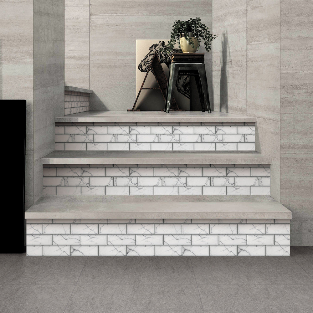 Plastic Peel & Stick Subway Tile Modern Simple Subway Tile Wallpaper Clearhalo 'Flooring 'Home Improvement' 'home_improvement' 'home_improvement_peel_stick_blacksplash' 'Peel & Stick Backsplash Tile' 'peel_stick_blacksplash' 'Walls & Ceilings' Walls and Ceiling' 7266052