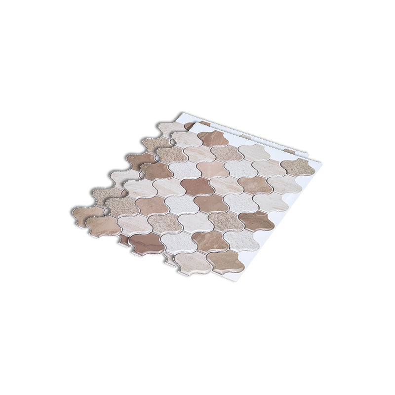 Plastic Peel & Stick Subway Tile Modern Simple Subway Tile Wallpaper Light Coffee Clearhalo 'Flooring 'Home Improvement' 'home_improvement' 'home_improvement_peel_stick_blacksplash' 'Peel & Stick Backsplash Tile' 'peel_stick_blacksplash' 'Walls & Ceilings' Walls and Ceiling' 7266073