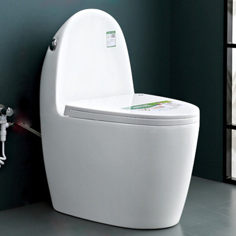 Modern Floor Mount Flush Toilet White Urine Toilet with Seat for Bathroom 17"L x 28"W x 31"H Toilet with Sprayer 12" Clearhalo 'Bathroom Remodel & Bathroom Fixtures' 'Home Improvement' 'home_improvement' 'home_improvement_toilets' 'Toilets & Bidets' 'Toilets' 7266516