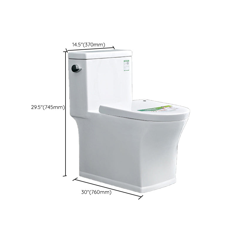 Modern Floor Mount Flush Toilet White Urine Toilet with Seat for Bathroom Clearhalo 'Bathroom Remodel & Bathroom Fixtures' 'Home Improvement' 'home_improvement' 'home_improvement_toilets' 'Toilets & Bidets' 'Toilets' 7266526